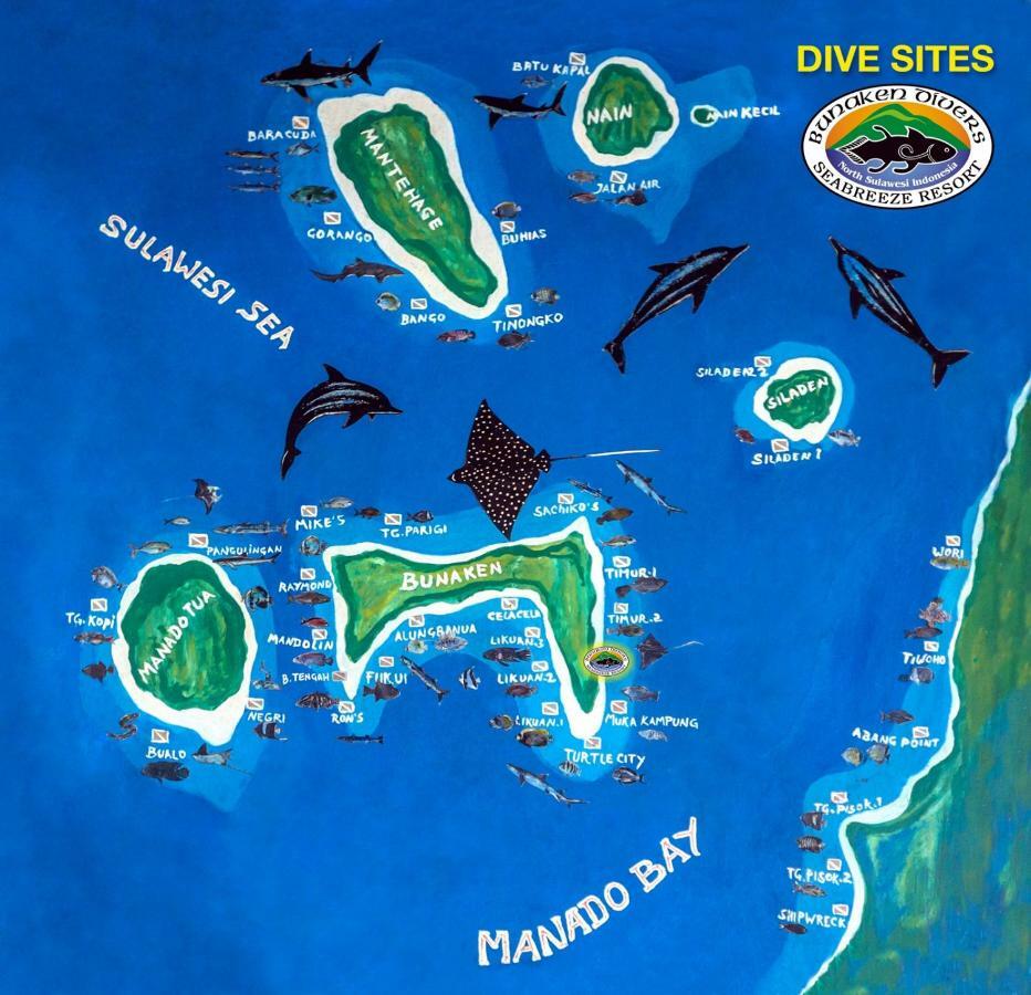 Bunaken Divers Sea Breeze Resort Dış mekan fotoğraf